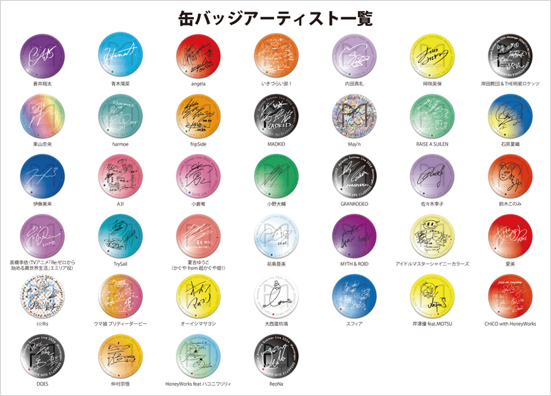 缶バッジアーティスト一覧